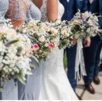 holding flowers